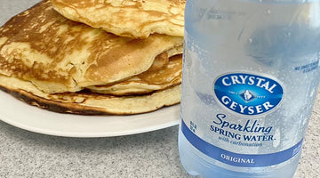 Fluffy Pancakes With Crystal Geyser